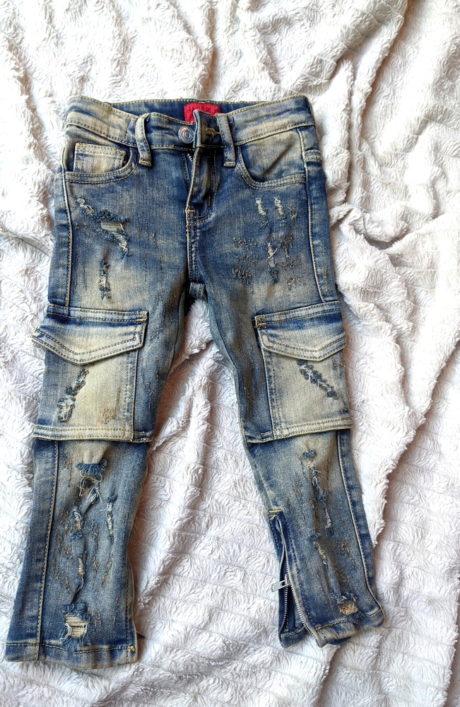 Haus of Jr Ryan Cargo Denim Size 3T